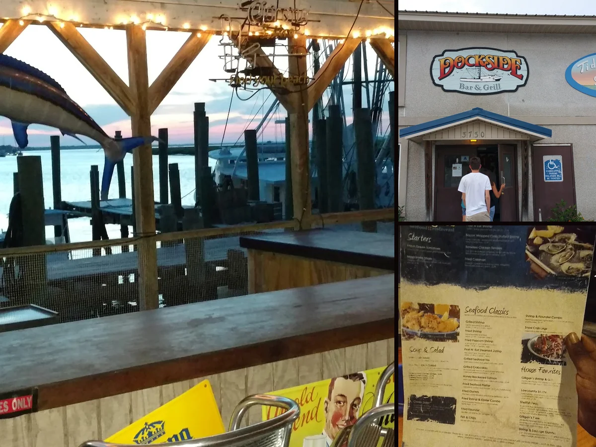 Live music space with bar seating