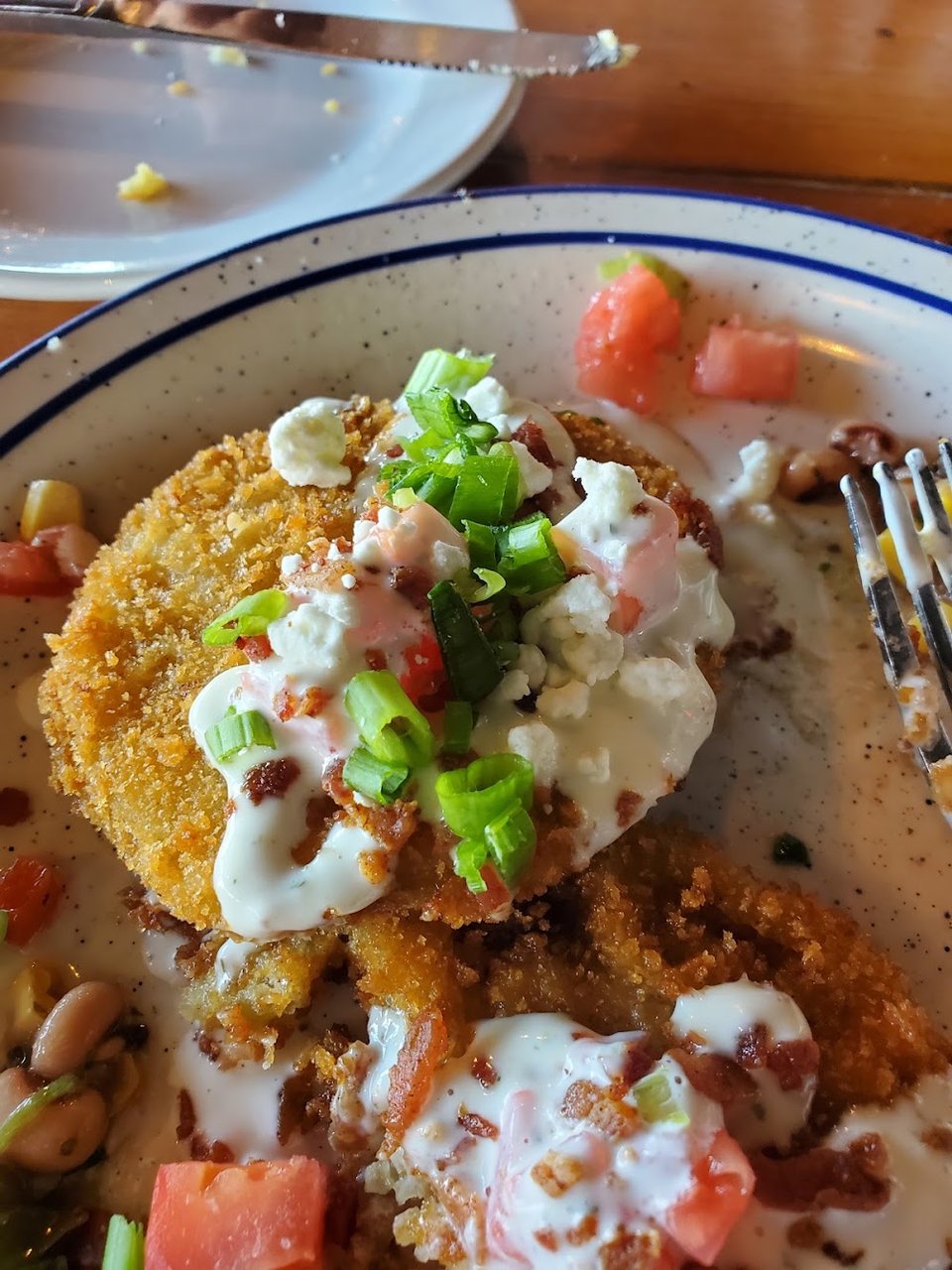 BBQ and fried seafood plates